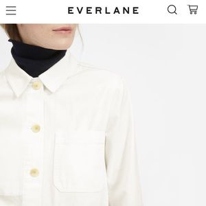 Everlane White Chore Jacket